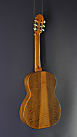 Ricardo Moreno 3a, klassische Gitarre, Mensur 65 cm, Fichte oder Zeder, Nussbaum, R&uuml;ckseite