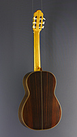 Vicente Sanchis, Modell 1904, kleines Torres-Modell, klassische Gitarre, Mensur 64 cm, Zeder, Palisander, R&uuml;ckseite