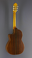 Vicente Sanchis, Modell 34 cut, Konzertgitarre Fichte, Palisander, Cutaway, R&uuml;ckseite