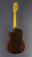 Vicente Sanchis, Modell 39 cut Konzertgitarre Fichte, Palisander, R&uuml;ckseite