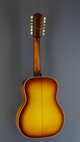 Otwin, Baujahr 1972, 12-saitige Gitarre umgebaut zur Resonator-Gitarre von Peter Wahl, R&uuml;ckseite
